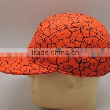 fantastic design pattern embroidered plastic flatbill snapback cap