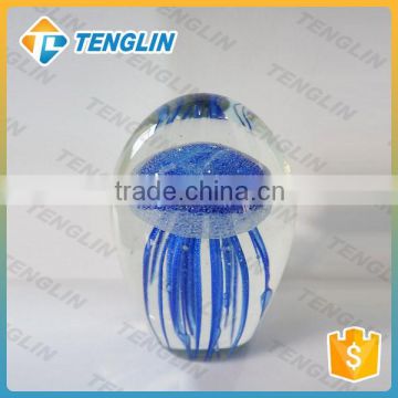 Hot sale glass jellyfish paperweight