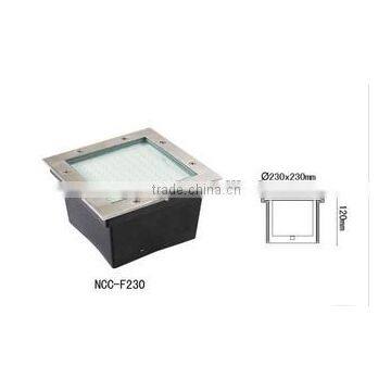 low power square shape D230 led underground lamp