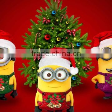 Canvas poster of Christmas Minions