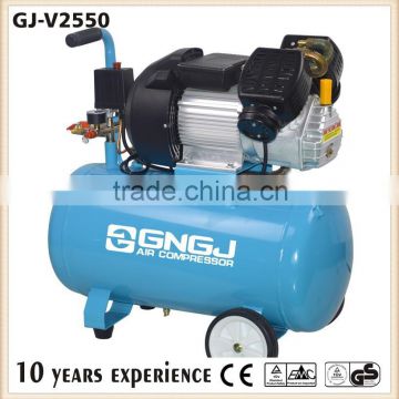 high quality portable double cylinder air compressor for spray painting 240v 50HZ