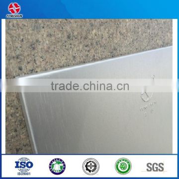 4.0 mm silver wiredrawing aluminum panel