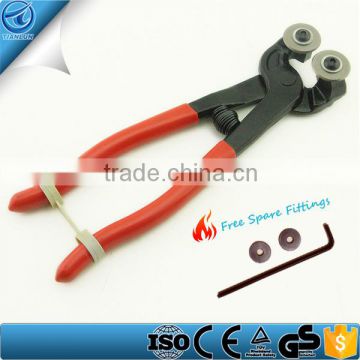 8 Inches Glass Tile Cutting Mosaic Pliers,Wheeled Mosaic Glass Tile Nipper cutter,factory Ceramic tile glass cutter pliers