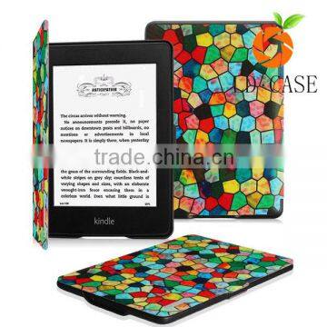 Beautiful Printed patterns Flip PU Leather Cover Case For Amazon Kindle eBook Reader