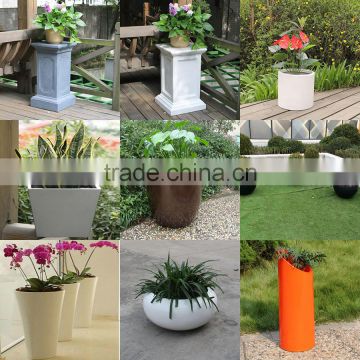 indoor outdoor use beautifull fiberglass plants container and flowers pots plants pots