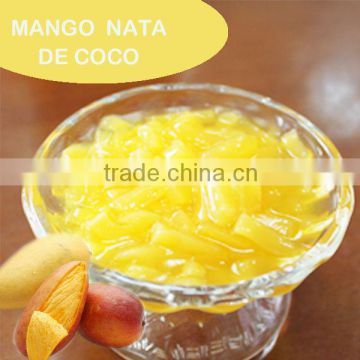 good taste Taiwan bubble tea with mango nata de coco