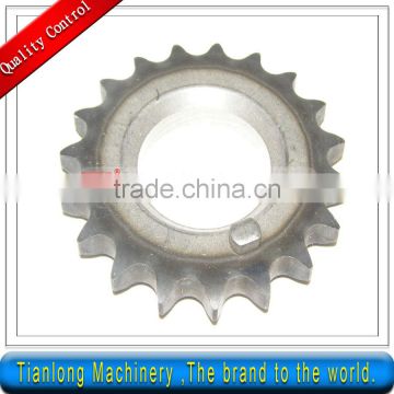 C45/1045 Steel E6TZ6306A/MAZDA ZZL011316 S651 Roller Engine Timing Crankshaft Sprocket with 9.525mm Pitch 19 Teeth