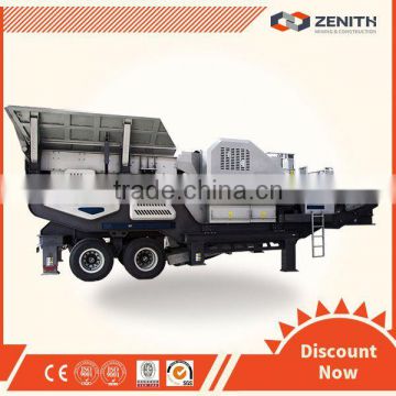 Hot sale mobile primary crusher, Zenith quarry mobile crushing station