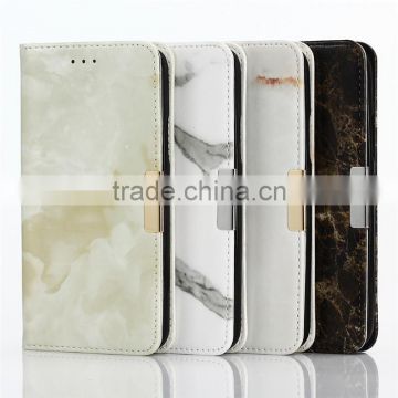 Noble design high quality marble PU card bumper/pocket cell phone case for Motorola
