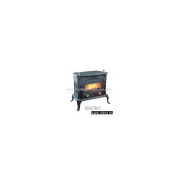cast iron stove/fireplace