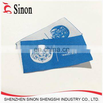 Custom clothing tags woven labels OEM woven tags/textile labels/laundry labels