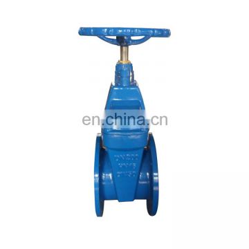 Non-rising Stem 4 inch ductile iron flange type soft sealing hydraulic gate valve