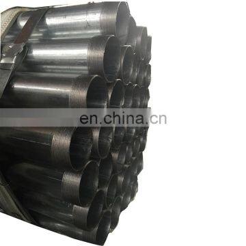 ASTM A53 schedule 40 threaded gi carbon steel pipe price