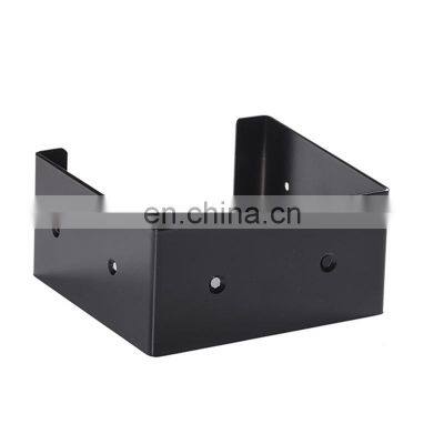 High Quality Black Powder Coat double-Side U-Shaped Metal Bracket