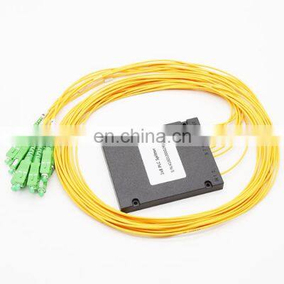 1x8 PLC Fiber Optic Splitter In ABS Box PLC Splitters