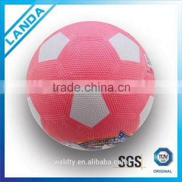 colorful rubber soccer ball size 3