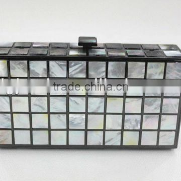 Factory sell cheap 2013 fashion motherpearl clutch