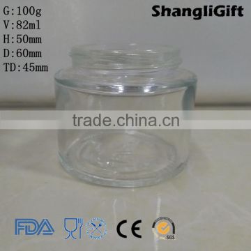 80ml Cylinder Cosmetic Jars Eye Cream Glass Jars                        
                                                Quality Choice