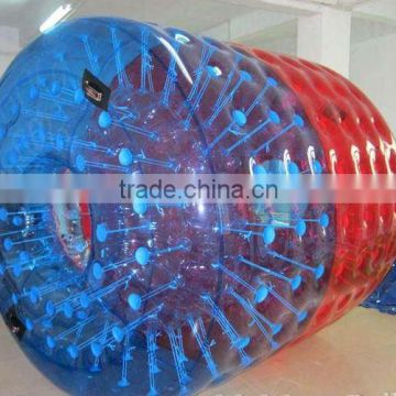 cheap and funny inflatable water cylinder for water park