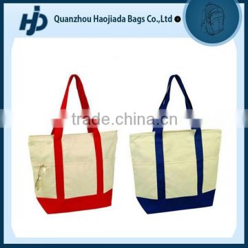 China Factory reusable cotton grocery canvas shopping bag