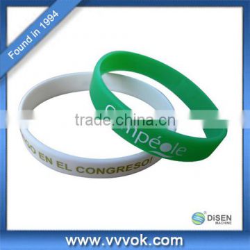 Custom factory made cheap free silicone wristband