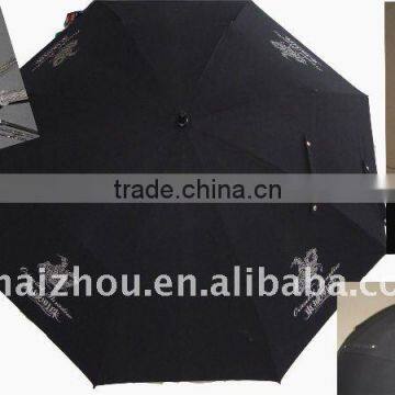 Top quality automatic fibreglass promotional parasol golf umbrella with air vent