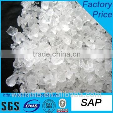 manufacturer raw materials SAP for baby diapers super absorbent polymer price