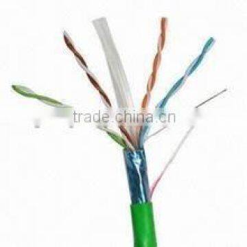 New PE FTP cat6 4*2*0.5mm RJ45 Twisted Pair CCA lan cable