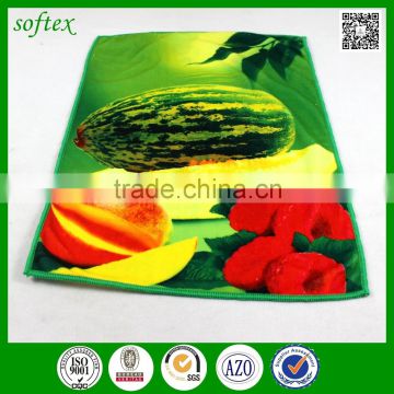 China manufacturer custom microfiber transfer printing tea towel                        
                                                                                Supplier's Choice