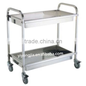 Stainless Steel Stackable Cart Kitchen Dish Specialized Trolley for restaurant