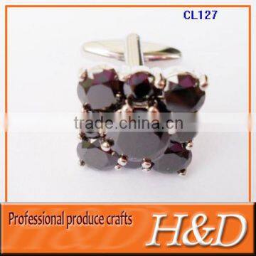 popular decorative diamond women cuff links