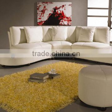 cream white leather sofa