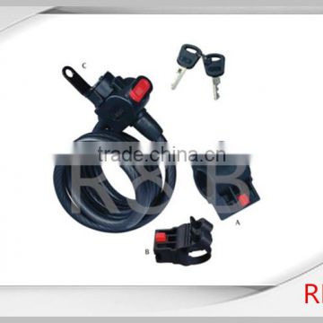 RL-2424 steel cable lock with dust cover