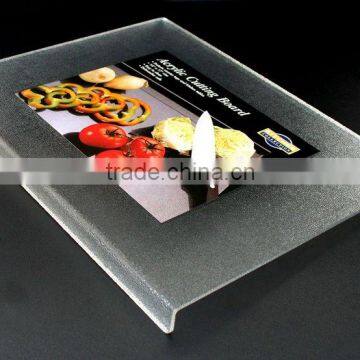 Acrylic Cutting/Chopping Board with Lip