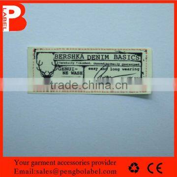 Directly Factory Professional Custom polyester satin garment care label in roll