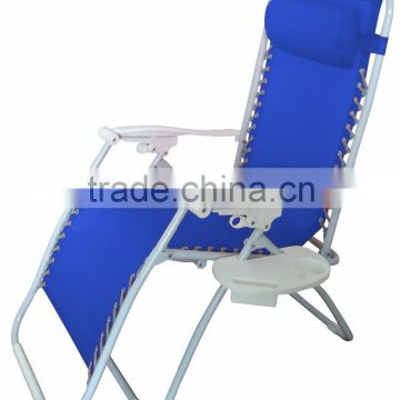 Blue color fashion withe frame leisure chair