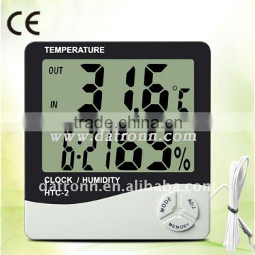 digital HTC-2 3 in 1 temperature thermometer for room