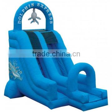 Europe hotsale EN14960 tobogan safari inflatable slide,inflatable jungle slide for kids