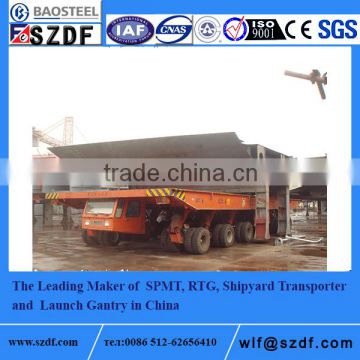 DCY 125T Shipyard Transporter 3 axle flatbed