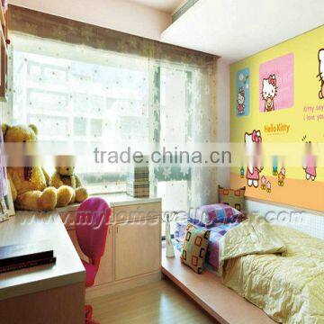 (L00118)kids washable bedroom japanese wall mural
