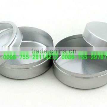 Circular iron boxes small metal tin boxes supplier