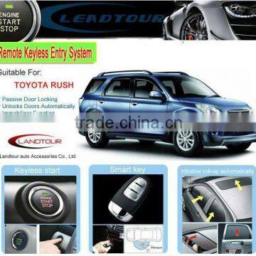car alarm system push button start engine for Toyota Rush