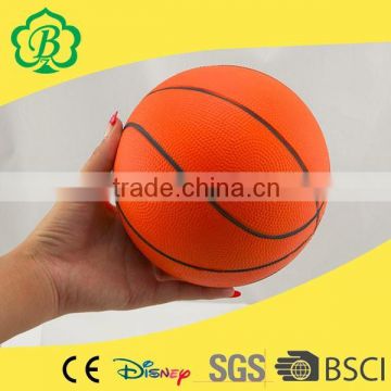 High quality children toy pu stress basketball, pu basketball