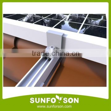PV installation solar panel clamp