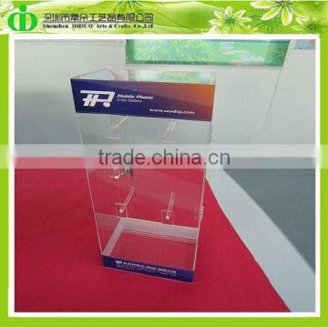 DDC-C003 Customzed Acrylic Display Cabinet for Mobile Batteries, Wholesale Plexiglass Display Cabinet