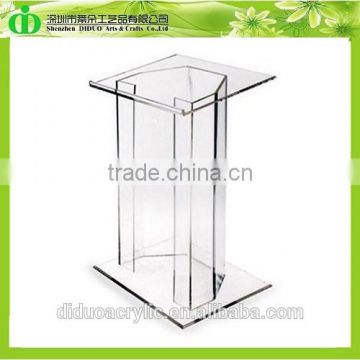 DDL-0049 Trade Assurance Chinese Factory Wholesale SGS Test Clear Acrylic Lectern Stand