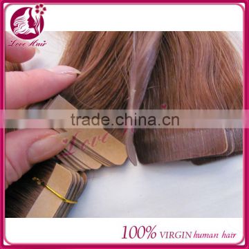 Premium tape hair top quality brazilian remy tape hair extensions