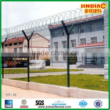 perimeter security fence (factory)