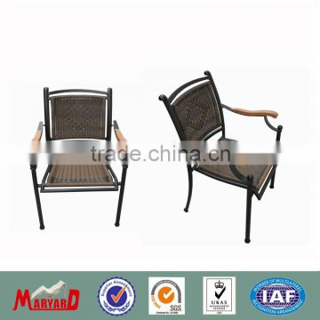 Fashion aluminium chair /rattan chair