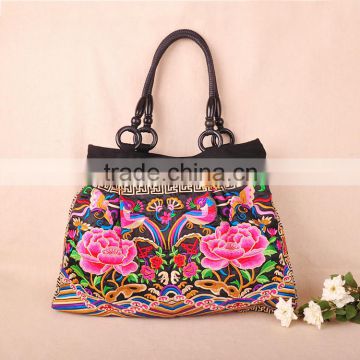 2016 fashion China wholesale woman ethnic embroidery shoulder bags